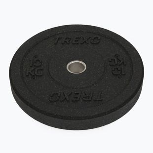 XTREXO fekete bumper olimpiai súlytárcsa 10 kg TRX-BMP010