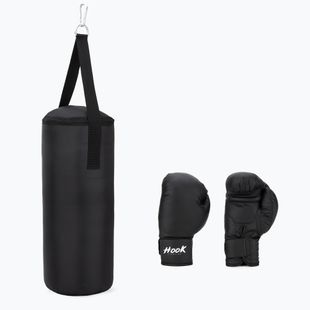 HOOK FIGHTING Gyermekek első edzés boksz szettje Fekete