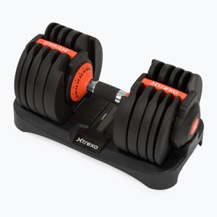Állítható súlyzó XTREXO 24kg EVO black