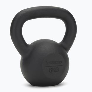XTREXO 6kg fekete öntöttvas kettlebell