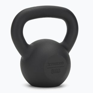 XTREXO 8kg fekete öntöttvas kettlebell
