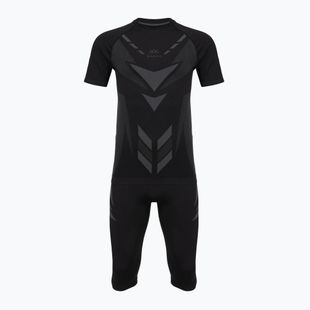 Férfi thermo fehérnemű szett KADVA Alpinestep Thermo SH Light Plus Set Black