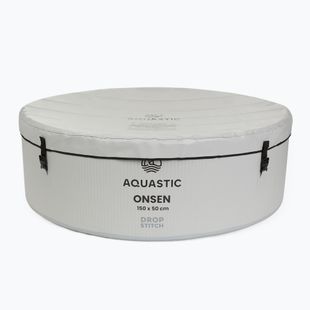 Felfújható medence AQUASTIC ONSEN drop stitch 700 l 150 cm szürke