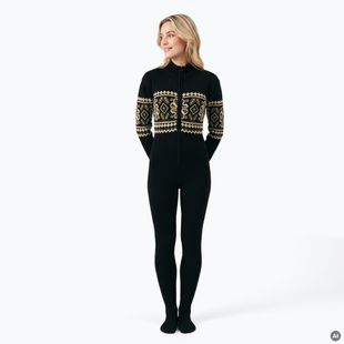 Női overál Woolcano SWT1095 Czarny/Kremowy