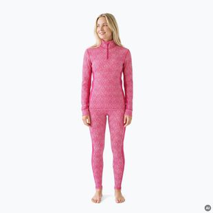 Női thermo fehérnemű szett Woolcano SET1121 Pink
