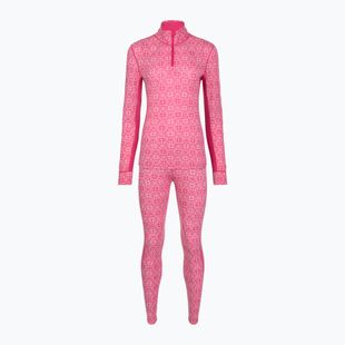 Női thermo fehérnemű szett Woolcano SET1121 Pink