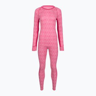 Női thermo fehérnemű szett Woolcano SET1109 Pink