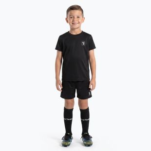 Gyerek futballmez készlet OneTeam Precision Set mez és rövidnadrág fekete