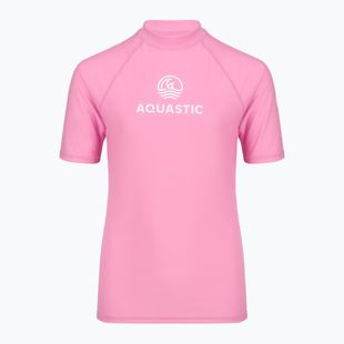 Gyerek póló AQUASTIC Rimos UV 50+ UPF pink