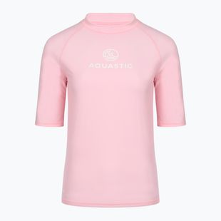 Női póló AQUASTIC Rimos WMNS UV 50+ UPF pink