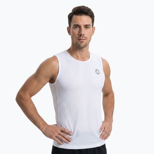 Férfi kerékpáros izzadságelvezető felső ATTABO Essential 2 pcs. white