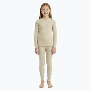 Gyerek termikus fehérnemű szett WOOLCANO Merino SET0683 beige