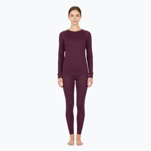 Női thermo fehérnemű szett WOOLCANO Merino SET0543 purple