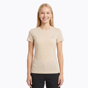 Női túrapóló KADVA Merivra merino beige