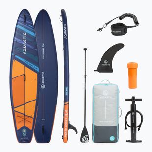 Deszka készlet SUP felfújható AQUASTIC Perth Sport 11'4" MSL allround narancssárga