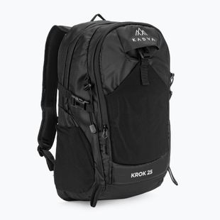 KADVA túrahátizsák laptop zsebbel Krok 25 l fekete