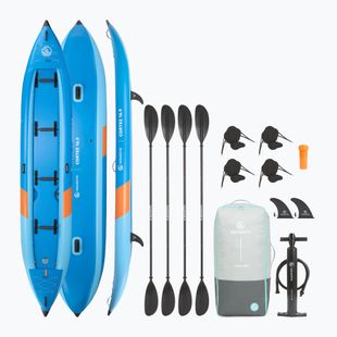 Felfújható kajak 4-osobowy AQUASTIC Cortez 16'9" hybrid blue