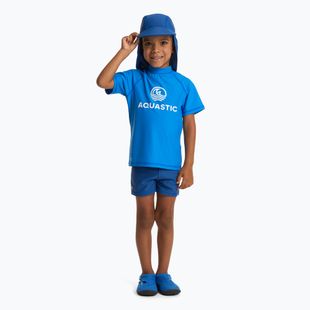 Gyermek úszókészlet AQUASTIC UV 50+ UPF Marimo JRB tengerészkék/ kék