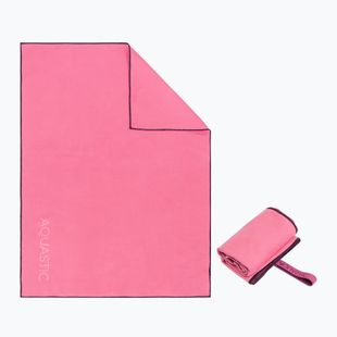 AQUASTIC Havlu M gyorsan száradó törölköző rózsaszínű