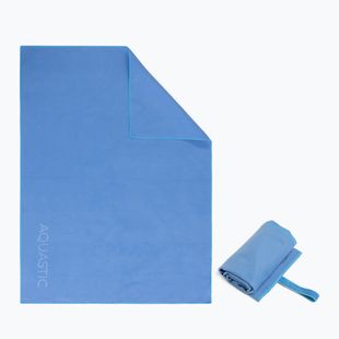 AQUASTIC Havlu M tengerészkék gyorsan száradó törölköző