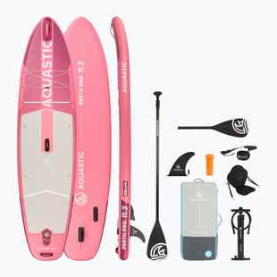 SUP deszka AQUASTIC Perth Pro 11'2" all-round pink