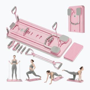 Pilates reformer Extralink 9w1 pink