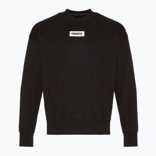 Férfi PROSTO Crewneck pulóver Box fekete
