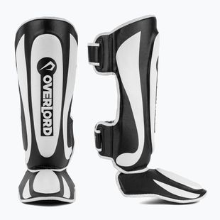 Sípcsontvédő Overlord Fighter fekete-fehér 301004-BK/S