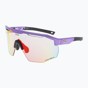 Napszemüveg GOG Argo C metallic purple/black reflex red