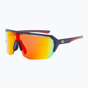 Napszemüveg GOG Bragi navy blue/red reflex black/red