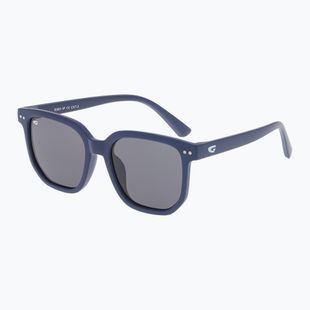 Gyerek napszemüveg GOG Fibis matt navy blue/smoke