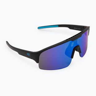 Gyerek napszemüveg GOG Petra matt black/blue reflex blue