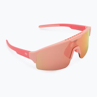Gyerek napszemüveg GOG Petra matt light pink/pink reflex red