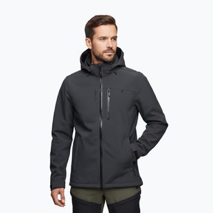 Férfi softshell dzseki Alpinus Roignais black/graphite