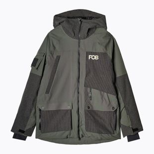 Férfi snowboard kabát 4F M511 khaki