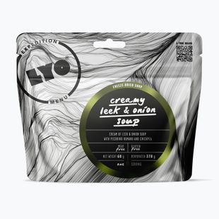 Liofilizált élelmiszer LYOFOOD Vöröshagyma-póréhagyma krémleves 370 g