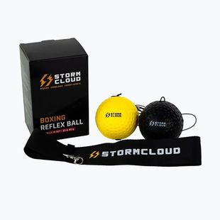 Reflexlabdák StormCloud Reflex Ball Duo yellow/black