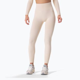 Női sportleggings Carpatree Allure Seamless cream beige