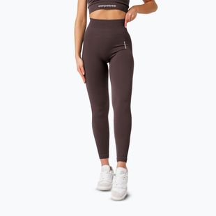 Női edző leggings Carpatree Allure Seamless berry brown