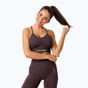 Edzőmelltartó Carpatree Allure Seamless berry brown