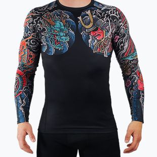 Férfi Ground Game Bushido 3.0 Rashguard fekete RASHBUSH3BLA RASHBUSH3BLA