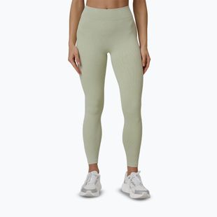 Női edző leggings 4F Solar Punk FNK F399 light green allover