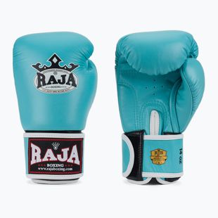 RAJA BOXING Single Standard valódi bőr világoskék bokszkesztyű