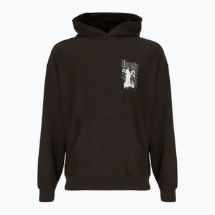 Férfi PROSTO Shadow Hoodie mosott fekete