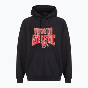 Férfi pulóver PROSTO Chicago Hoodie fekete