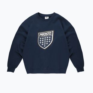Férfi pulóver PROSTO Big Shield Crewneck navy