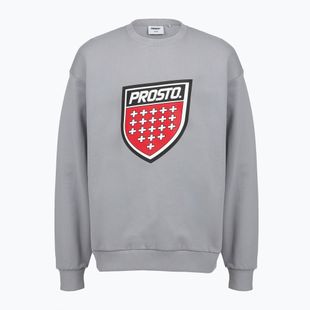 Férfi pulóver PROSTO Big Shield Crewneck gray