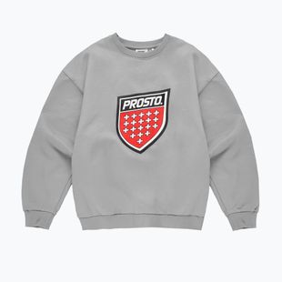 Férfi pulóver PROSTO Big Shield Crewneck gray