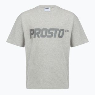 Férfi póló PROSTO Big Log grey/melange
