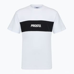 Férfi póló PROSTO Root white/black